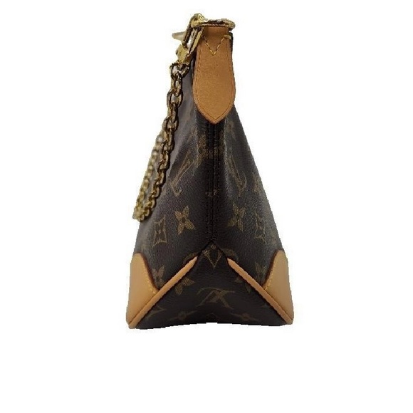 Louis Vuitton Monogram Brown and Tan Leather Detail - Picture 3 of 9